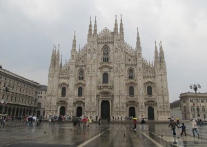 Il Duomo sous la pluie
