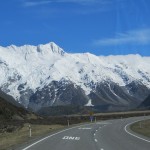 Route vers la Mont Cook