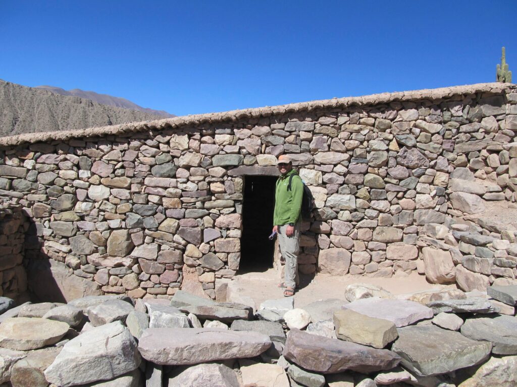 Tilcara: une des nombreuses maisons en pierre de la forteresse