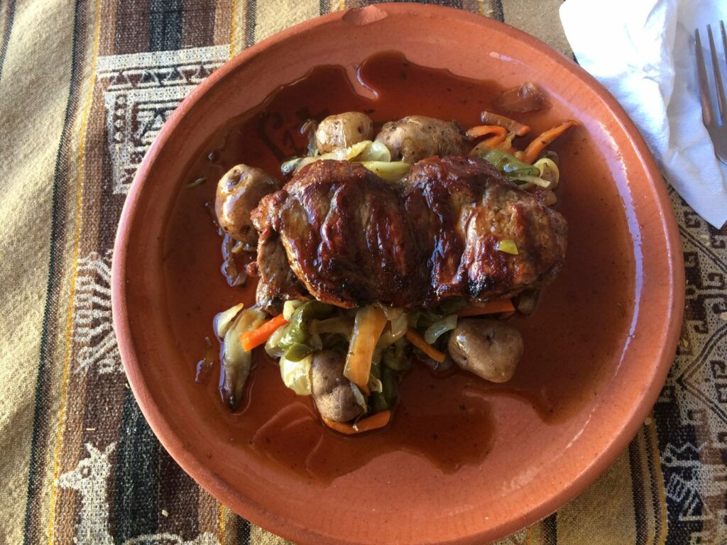 Humahuaca: un lomo de lama. Succulent !