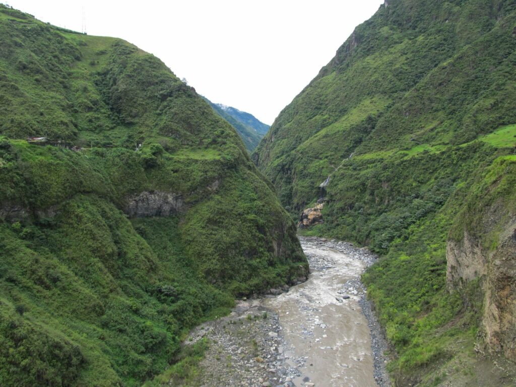 Baños: vue depuis la tarabita