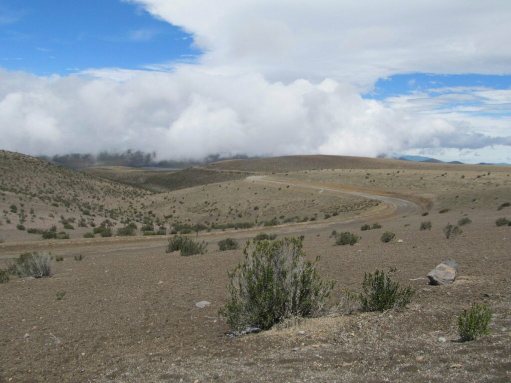 Descente du volcan Chimborazo à vélo