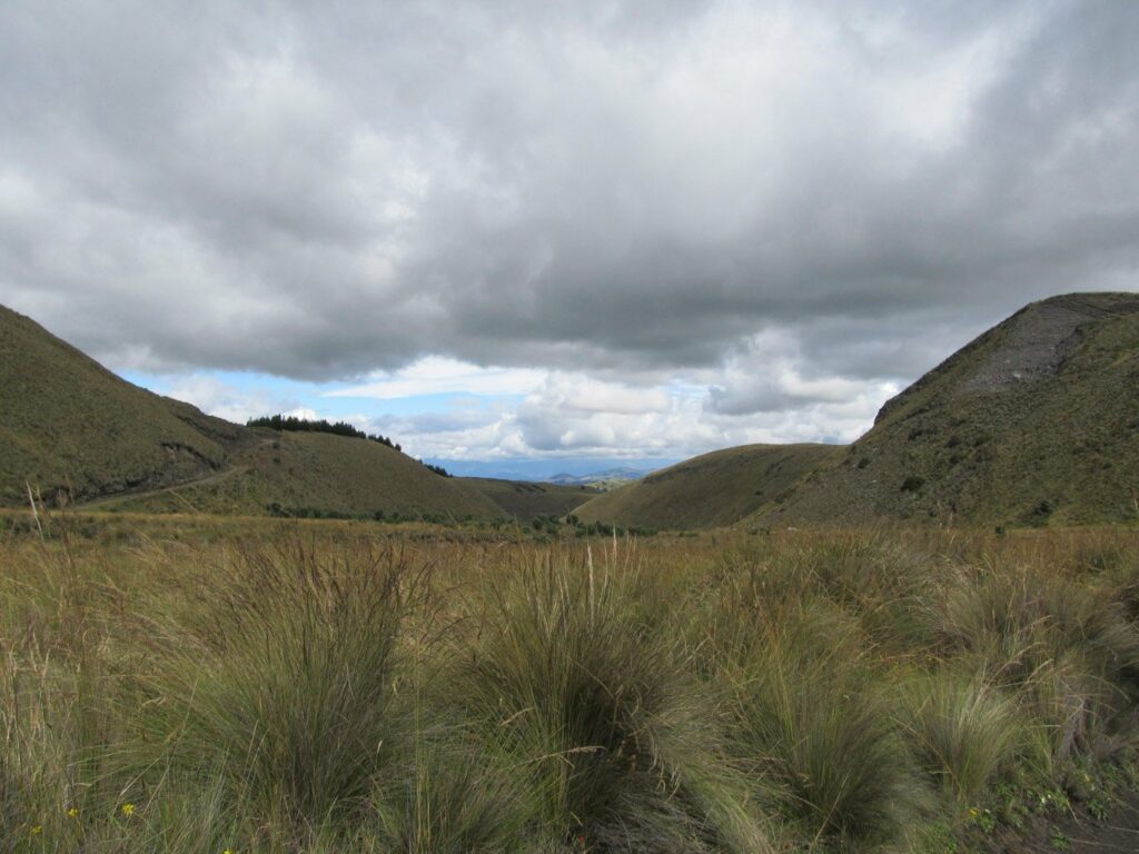 Descente du volcan Chimborazo à vélo