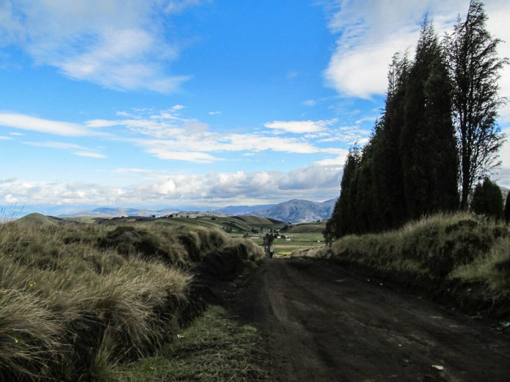 Descente du volcan Chimborazo à vélo