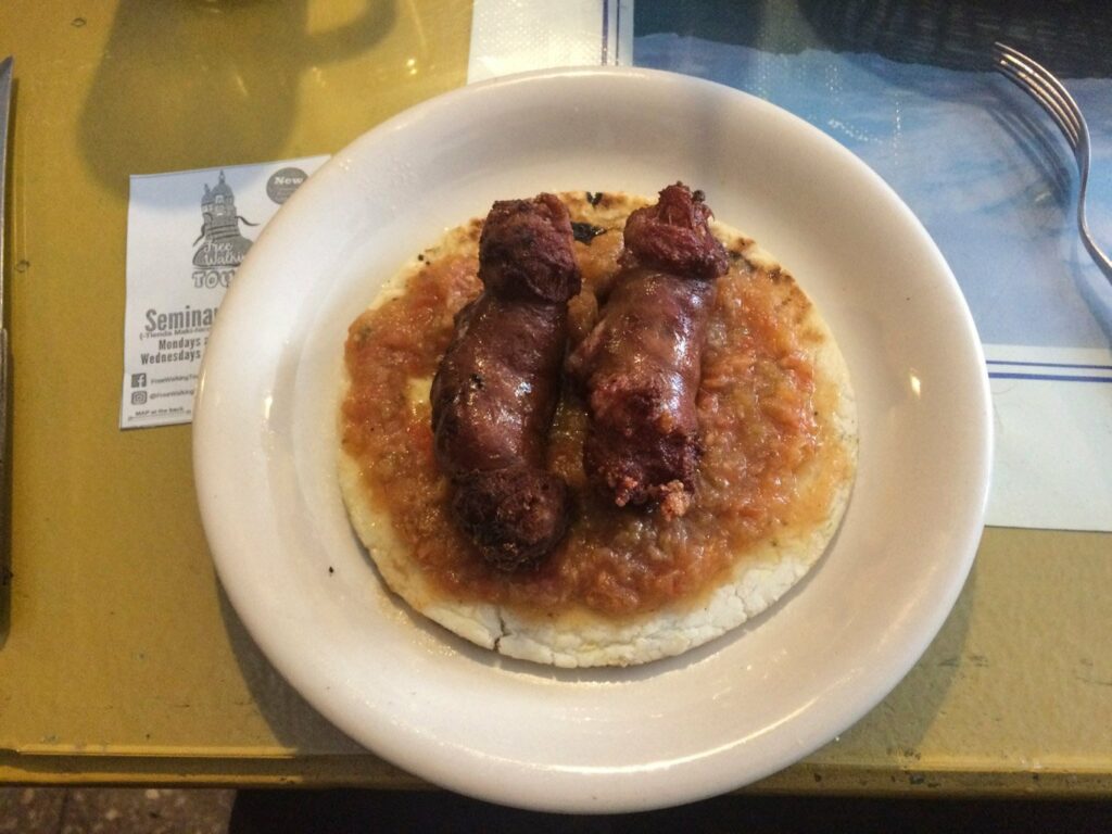 Cuenca: tortilla de maïs colombienne au chorrizo