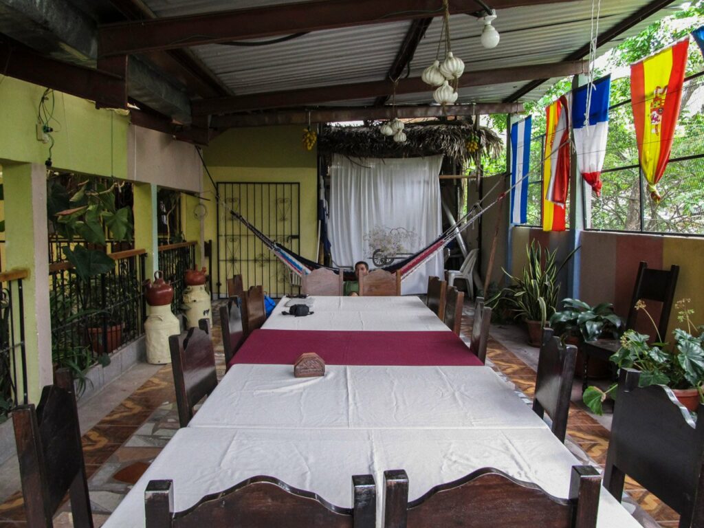 Copan: le toit-terrasse de notre hôtel