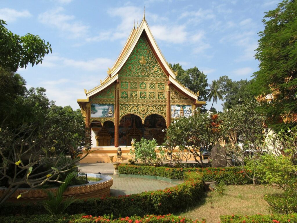 Vientiane: le temple Vat Inpeng