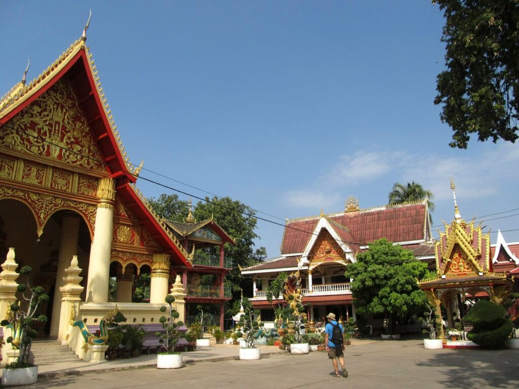 Vientiane: le temple Vat Chan(thaboury)