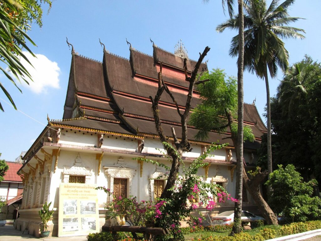 Vientiane: le temple-monastère Vat Haysok