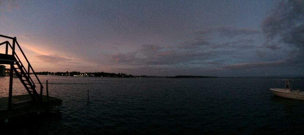 Bocas del Toro: coucher de soleil