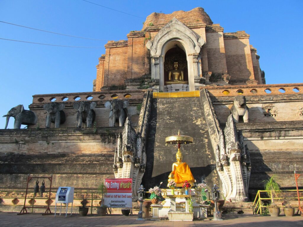 Chiang Mai: temple Wat Chedi Luang