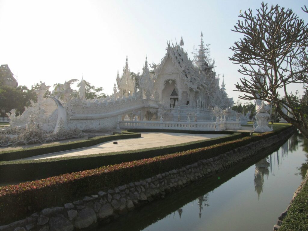 Chiang Rai: le Wat Rong Khun, le temple blanc.