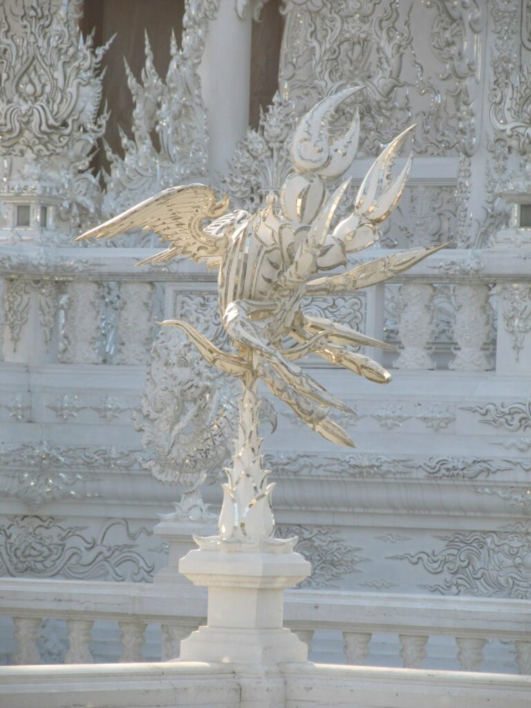 Chiang Rai: le Wat Rong Khun, le temple blanc.