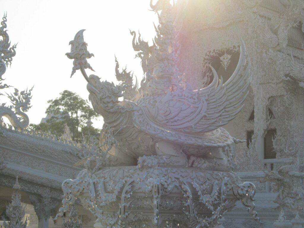 Chiang Rai: le Wat Rong Khun, le temple blanc.