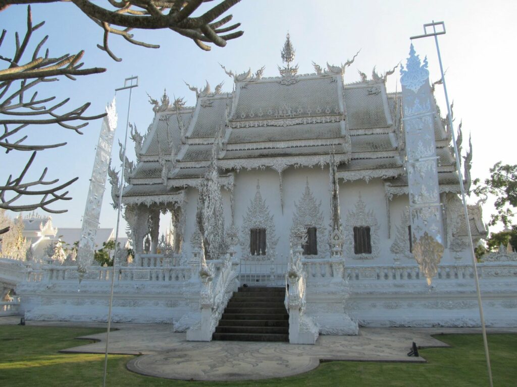 Chiang Rai: le Wat Rong Khun, le temple blanc.