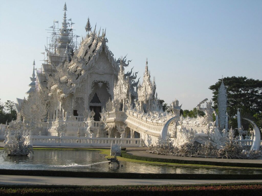 Chiang Rai: le Wat Rong Khun, le temple blanc.