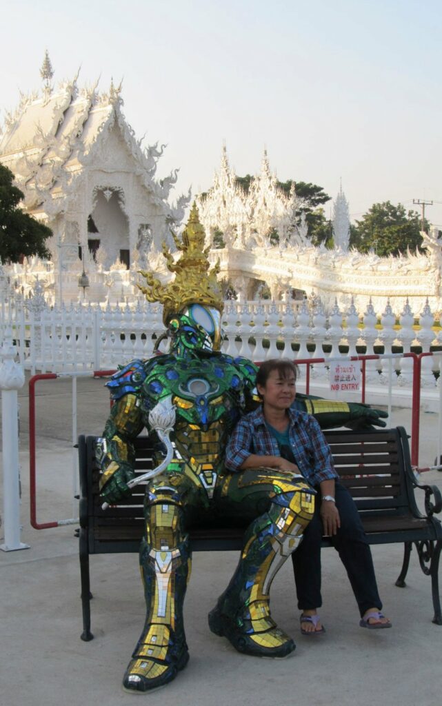 Chiang Rai: le Wat Rong Khun, le temple blanc.
