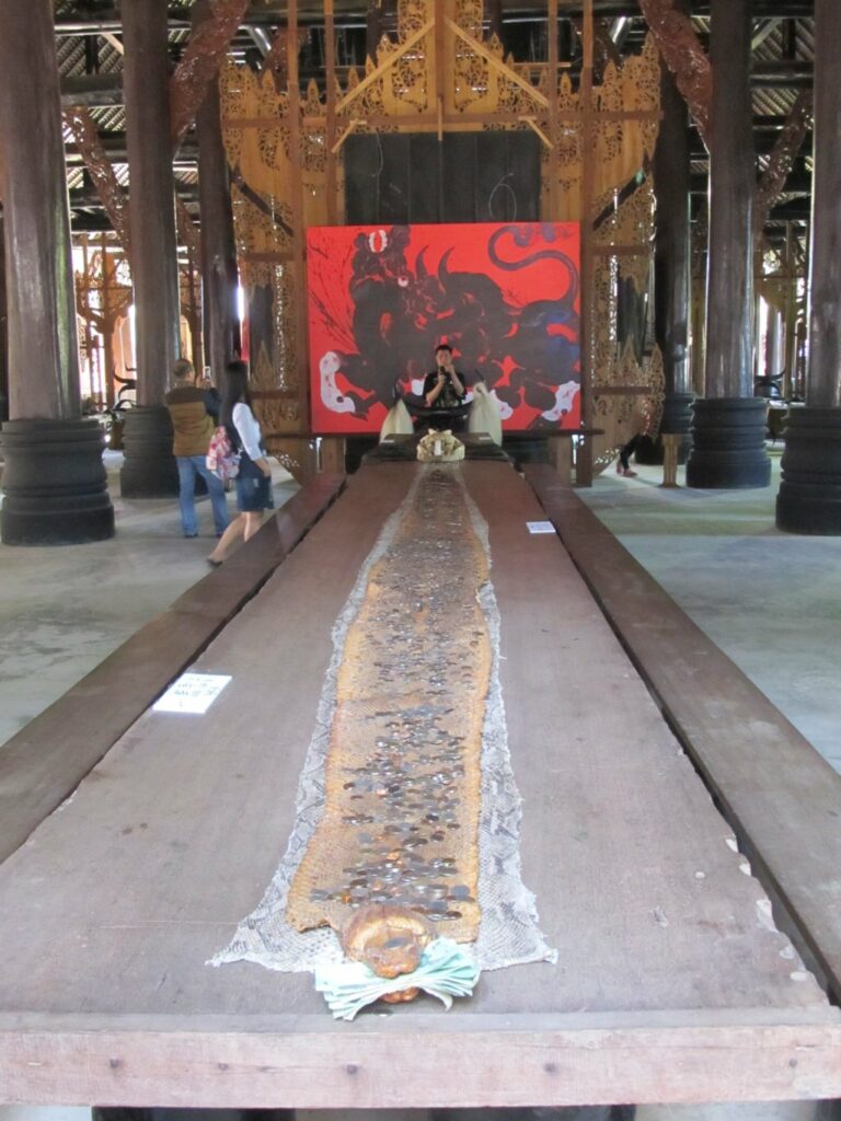 Chiang Rai: peau de serpent